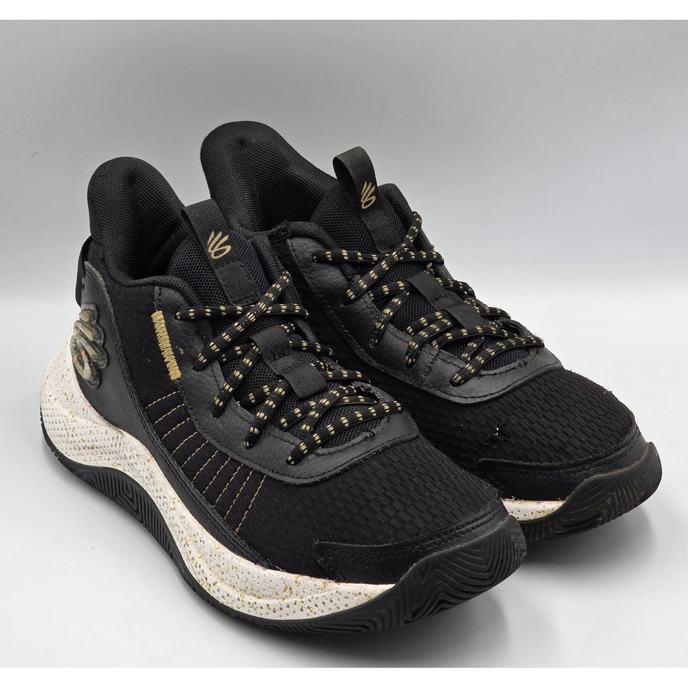 Under Armour Curry 3Z7 Basketball Sneakers Mens 7 Black 3026622 Womens 8.5